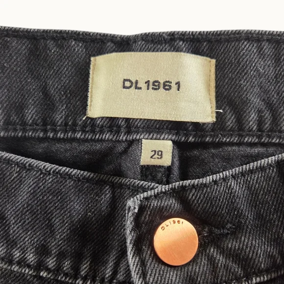 NWT DL1961 Hepburn Wide Leg High Rise Ankle Jeans | Sustainable Luxury Denim - Picture 3 of 9